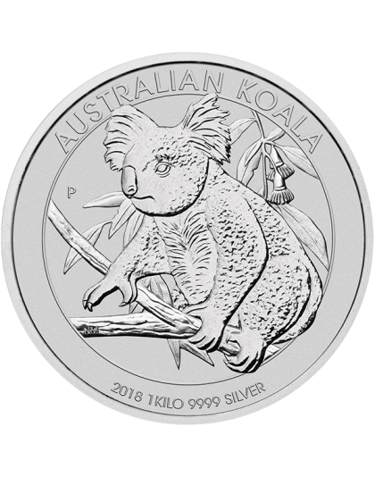 AUSTRALIAN SILVER 2018 KILO AUSTRALIAN SILVER KOALA