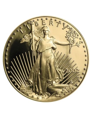 AMERICAN GOLD EAGLE NGC AND PCGS 2002 1 OZ AMERICAN GOLD EAGLE NGC MS70