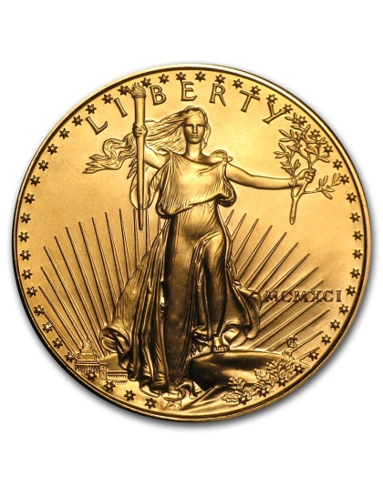 AMERICAN GOLD EAGLE NGC AND PCGS 1991 1 OZ AMERICAN GOLD EAGLE NGC MS69