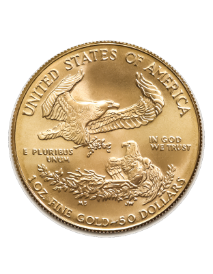 1987 1 OZ AMERICAN GOLD EAGLE NGC MS70