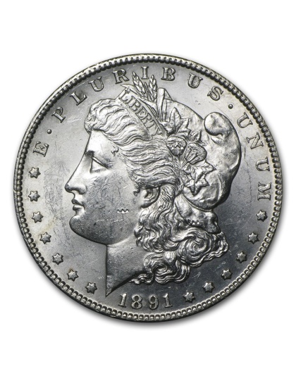 1891 $1 Morgan Silver Dollar