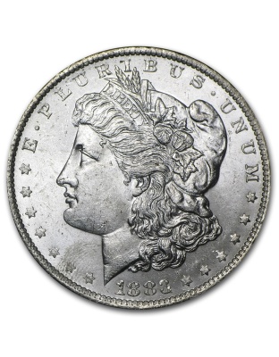 1883 $1 Morgan Silver Dollar