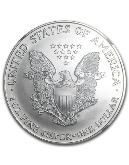 1998 $1 American Silver Eagle MS-69 NGC