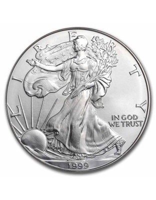 1999 $1 American Silver Eagle MS-69 NGC