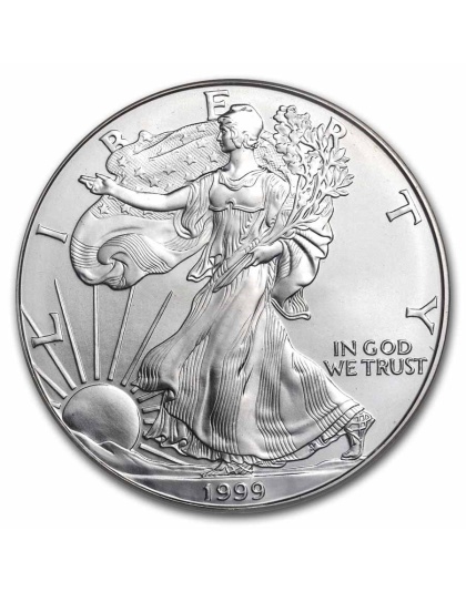 1999 $1 American Silver Eagle MS-69 NGC