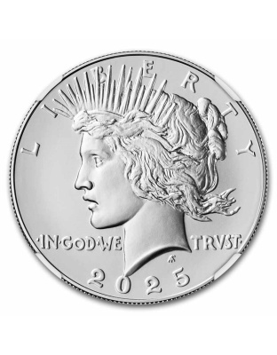 2025 $1 Peace Dollar First Day MS-70 NGC