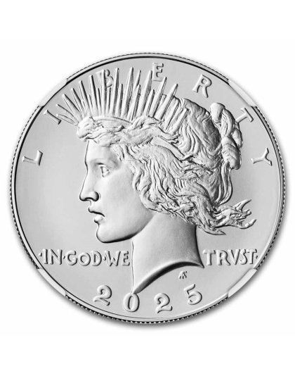 2025 $1 Peace Dollar First Day MS-70 NGC