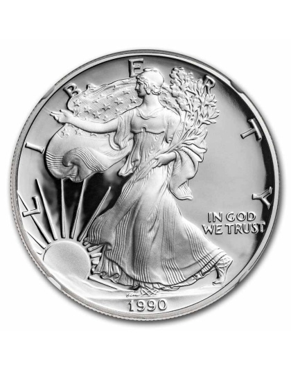 1990 $1 American Silver Eagle Proof