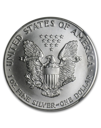 1992 $1 American Silver Eagle MS-69 NGC