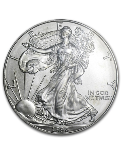 1996 $1 American Silver Eagle MS-69 NGC