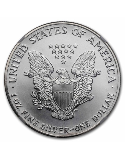 1989 $1 American Silver Eagle MS-69 NGC