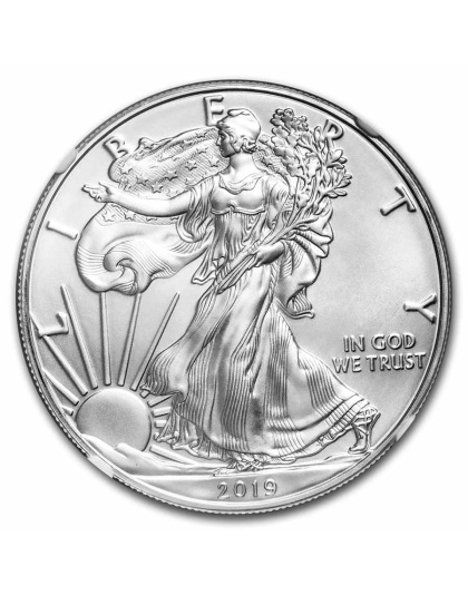 2019 $1 American Silver Eagle MS-70 NGC