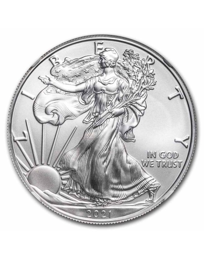 2021 $1 American Silver Eagle MS-70 NGC