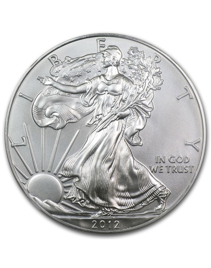 2012 $1 American Silver Eagle MS-69 NGC
