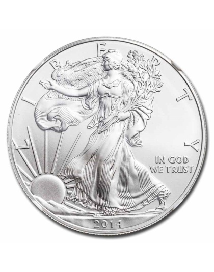 2014 $1 American Silver Eagle MS-69 NGC