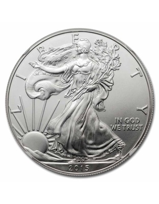 2015 $1 American Silver Eagle MS-69 NGC