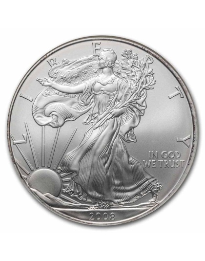2008 $1 American Silver Eagle MS-69 NGC