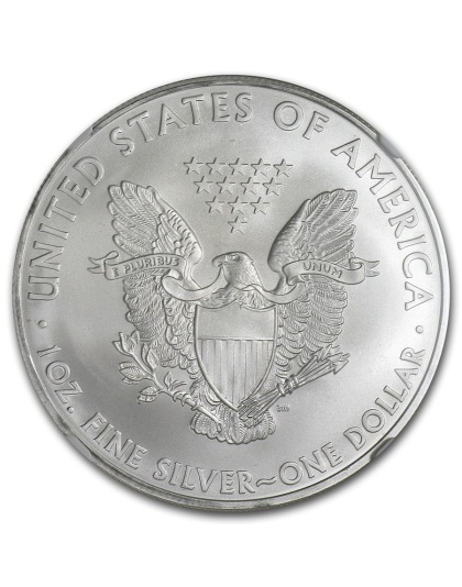 2010 $1 American Silver Eagle MS-69 NGC
