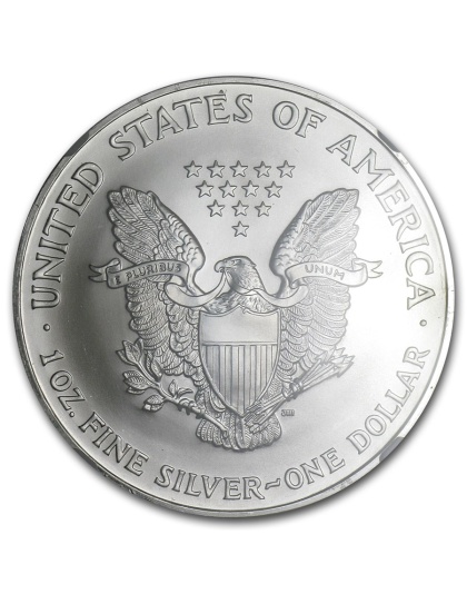 2002 $1 American Silver Eagle MS-69 NGC