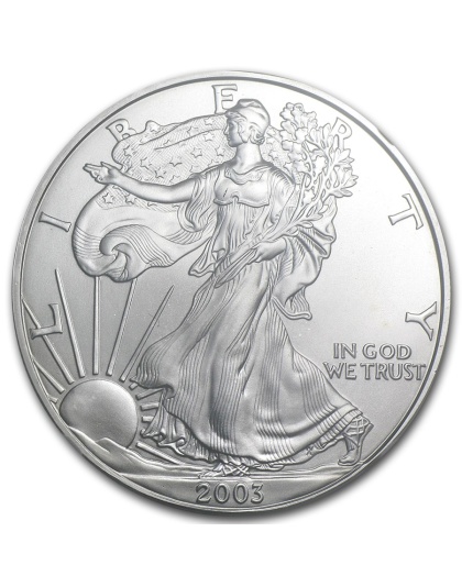 2003 $1 American Silver Eagle MS-69 NGC