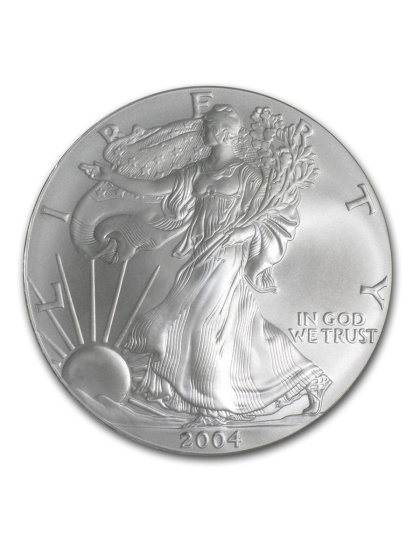 2004 $1 American Silver Eagle MS-69 NGC