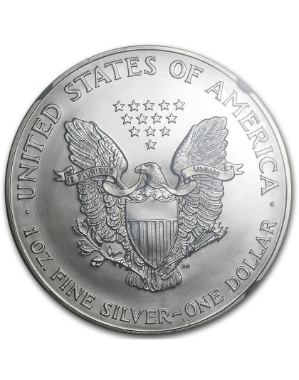 2001 $1 American Silver Eagle MS-69 NGC