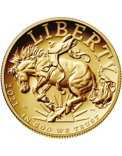 2021 $100 Liberty Bronco First Strike DCPR-70 PCGS